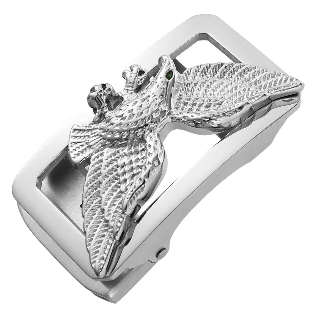 Fashion casual automatic buckle position five stainless steel waist tide personality eagle belt buckle C61375