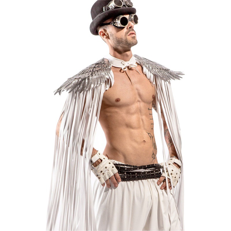 2023 New European and American Women's Personality Sequin Wings Party Clothing Swimwear Accessories Fashion Tassel Shawl