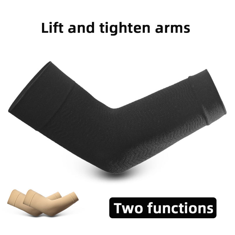 Picture of 3D Shaping Beauty Arm Knitted Bundle Arm Cover Rib Elastic Shrinkable Auxiliary Compression Arm Cover Slimming Thin Arm Cover