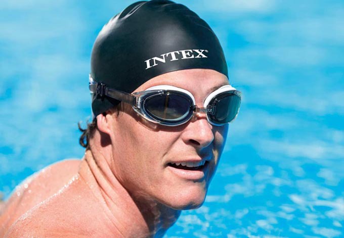 Picture of Original genuine "INTEX adult sports goggles diving swimming glasses waterproof goggles three-color 55685