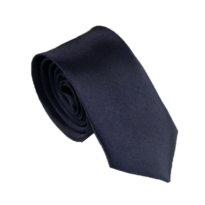 Picture of Leisure students 5cm solid color narrow version ins polyester silk business men's multi-color optional tie manufacturers in stock wholesale