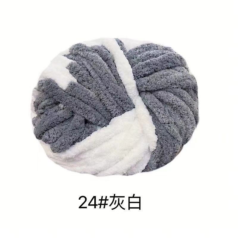 Picture of Extra Thick Ice Stick Cat Tail Thread Wholesale Sausage Wool Handmade DIY Cushion Blanket Cat Nest Big Tree Sweater Decoration