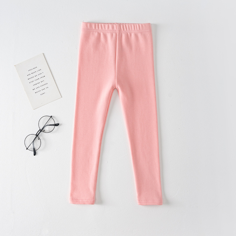 Picture of Girls' Leggings Spring and Autumn Cotton Baby Outer Wear Tight Pants Children's Long Pants Children's Pants Slim Fit Factory Batch