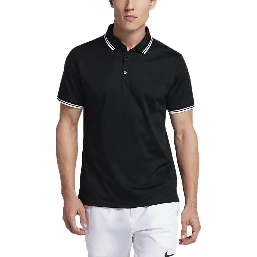 Outdoor sports lapel short sleeve men's quick-drying T-shirt men's summer loose running fitness polo shirt