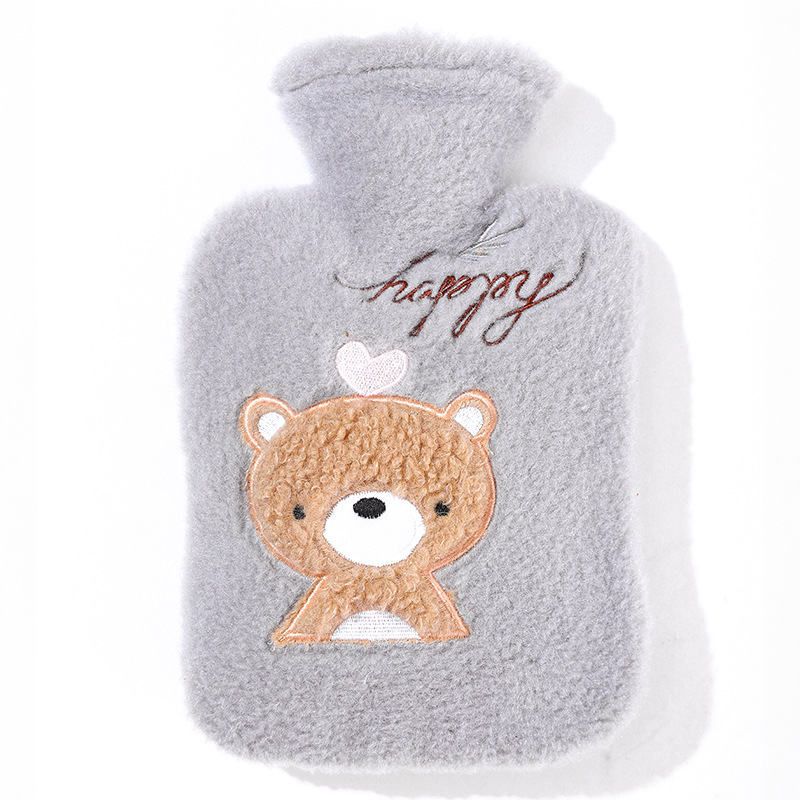 Picture of Cross-border Cartoon Hand Warmer Large Fleece Set Simple Winter Warm Water Bag Cute Student Plush Water Injection Hot Water Bag