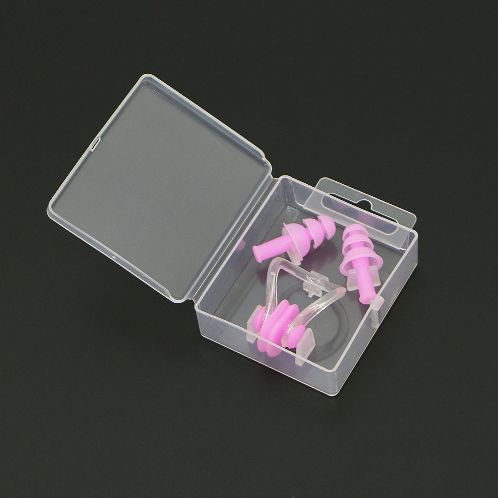 Picture of Factory wholesale earplug nose clip silicone box nose clip earplug set swimming equipment supplies children adult waterproof