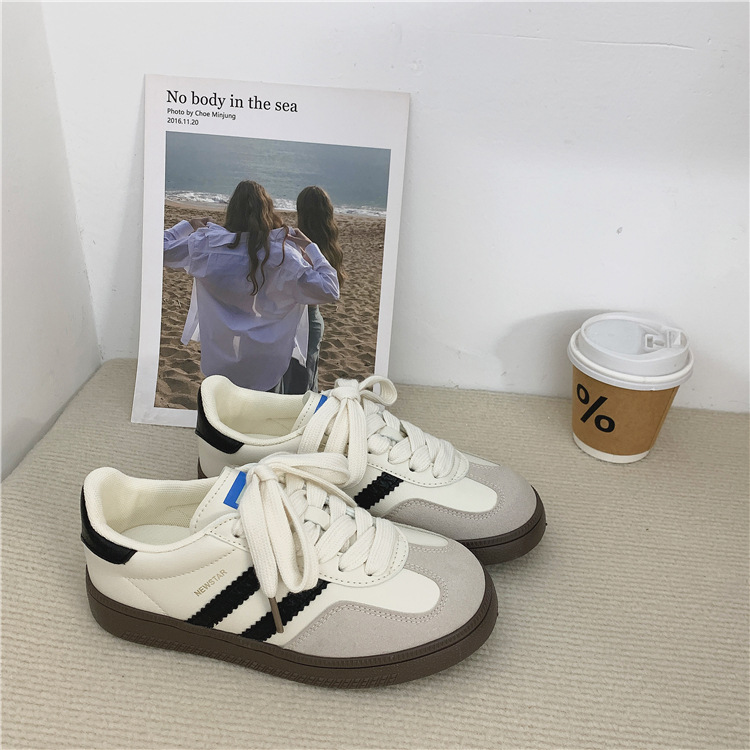 Spring and Summer Soft-Soled Retro Versatile Breathable Casual Silver Moral Training Sneakers for Women 2025 New Lace-Up Forrest Gump Shoes