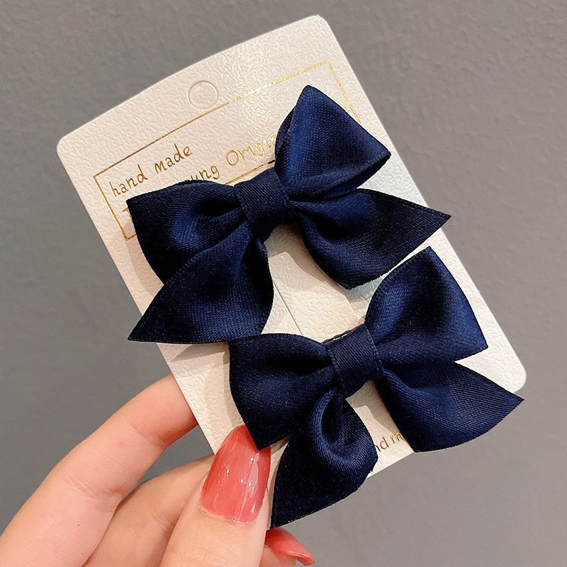 Picture of Children's Hairpin Headdress Little Girl Head Flower Cute Wig Braid Performance Bow Hairpin New Year's Eve Hair Accessories