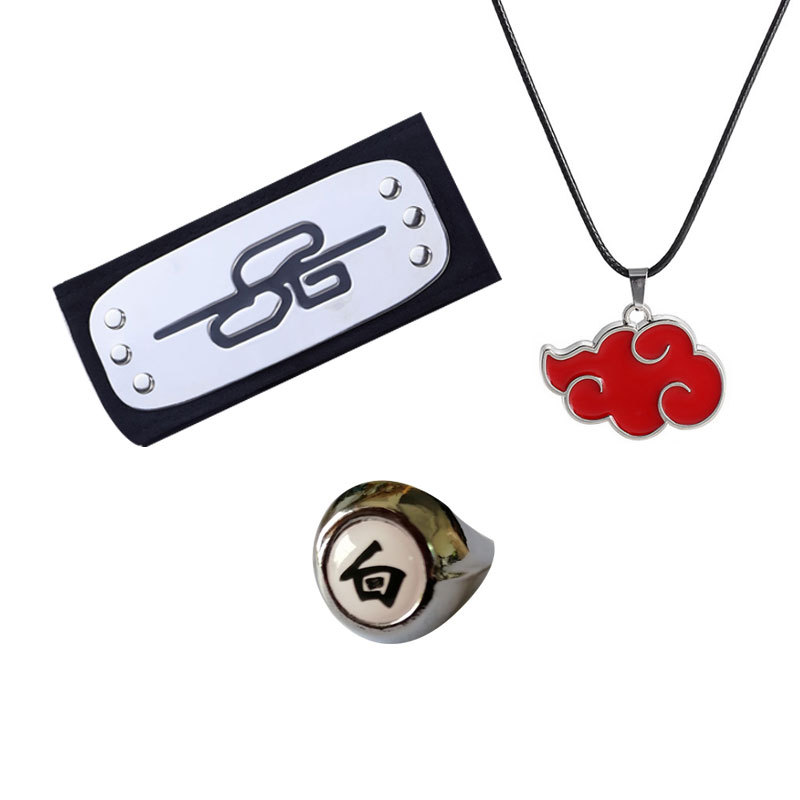 Picture of Anime Ninja Necklace Xiao Organization Skunk Zhu Ring Payne Zero Three Yu Nanqing Sentenced to Enduring Protection of Red Cloud Three-Piece Suit