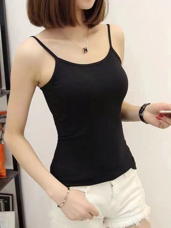 Foreign Trade Vest Base Y-shaped Sling Cotton Women's Korean-style Slim-fit All-match Tight Top Spring and Summer Outer Wear Inner Wear