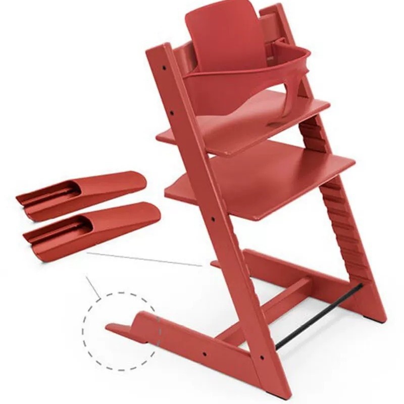 Picture of Baby dining chair put in the growth chair support leg lengthened down the accessories a pair of dining chairs anti-reverse wholesale postage