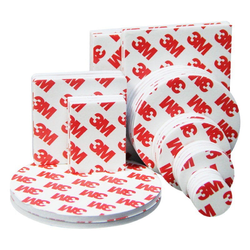 Imported 3m Double-Sided Tape Strong High-Viscosity Car Foam Double-Sided Tape Round Eva Foam Tape Nail-Free Hook Double