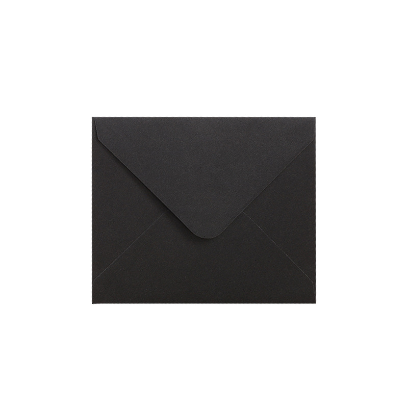 Picture of In stock wholesale solid color European color double adhesive paper Western envelope Kraft paper black Kali seal cross-border Amazon