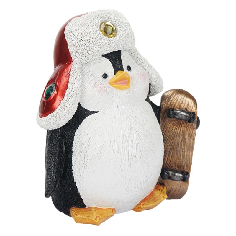 [Special Offer] Cross-border Christmas Luminous Animal Sculpture Ornaments Brown Bear Dog Penguin Christmas Home Decorations