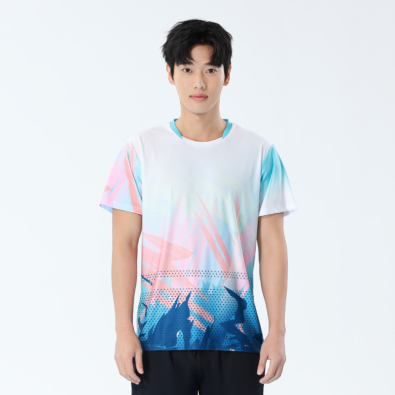Picture of 2025 New Badminton Suit Women's Suit Quick-Drying Korean Version Men's Volleyball Table Tennis Game Training Team Suit Printing