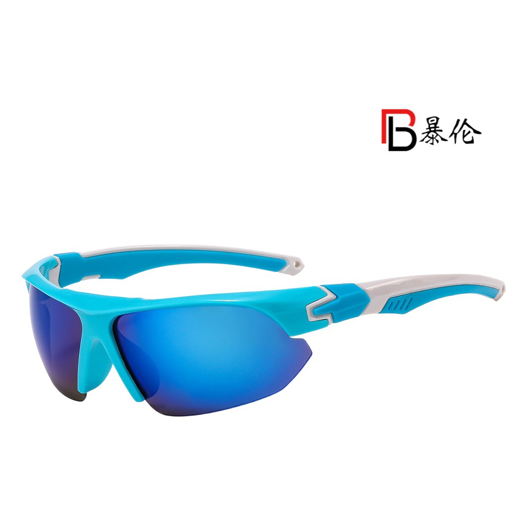 Cross-Border Fashion Half-Frame Cycling and Running Windproof Sunglasses for Men and Women Outdoor Sunshade Sports Glasses Bl5814