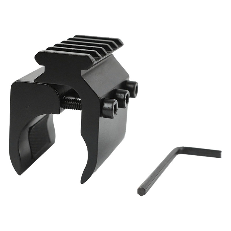 Picture of 17mm-27mm pipe clamp aluminum alloy flashlight clamp 21mm rail pipe clamp bracket