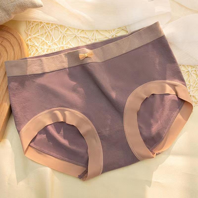 Picture of Lady 2.0 silk moisturizing pants mid-waist antibacterial bottom crotch seamless comfortable breathable women's briefs