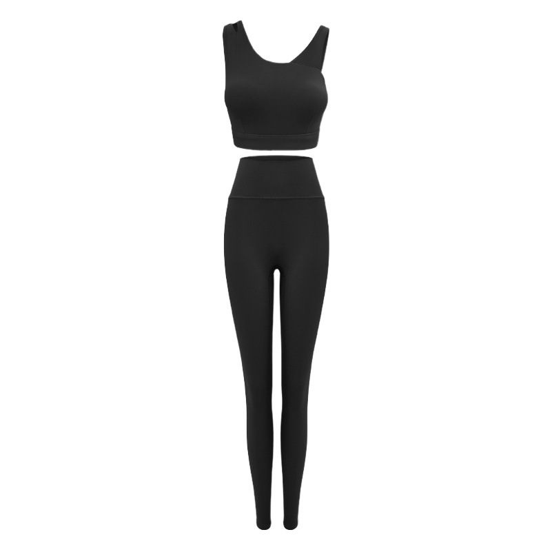 Sports Suit for Women, New Summer Pilates Yoga Underwear, Outdoor High-Elastic Hip-Lifting Fitness Pants Two-Piece Set