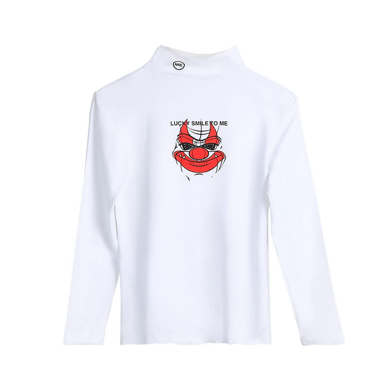Picture of Men's Basic Underwear Single Piece Thin Top Cotton Autumn Clothes Comfortable High Collar Breathable Long Sleeve Autumn Clothes for Young Men