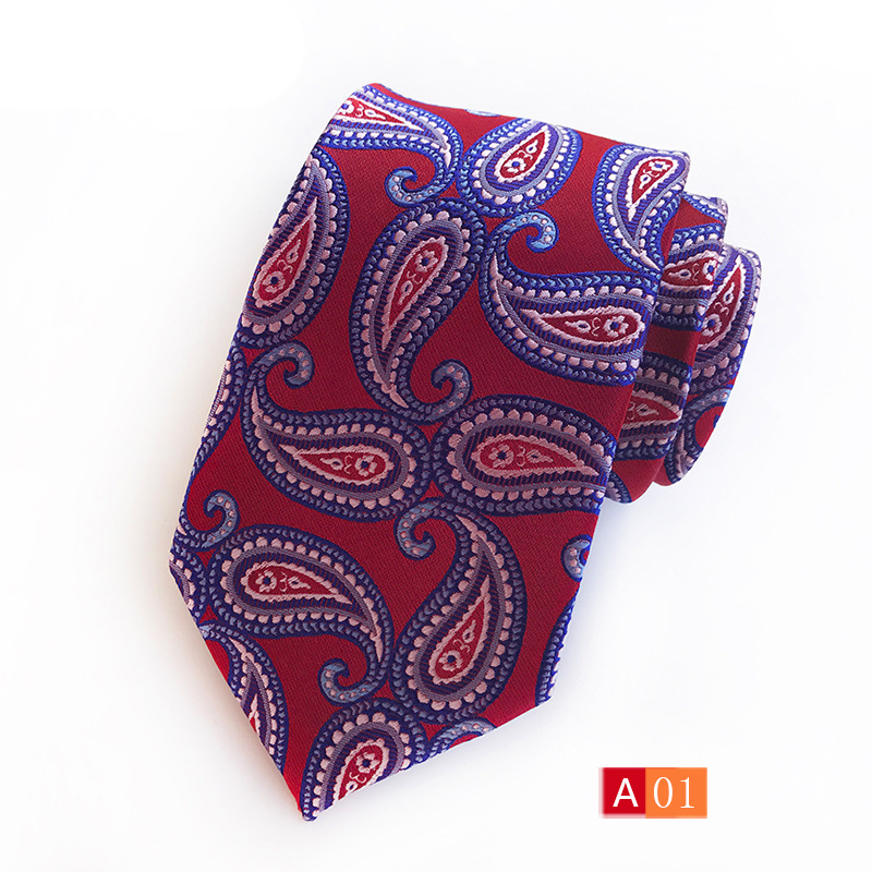 Picture of Source Factory Hot Jacquard Fabric Tie Men's Dress Business Suit Accessories Tie Wholesale