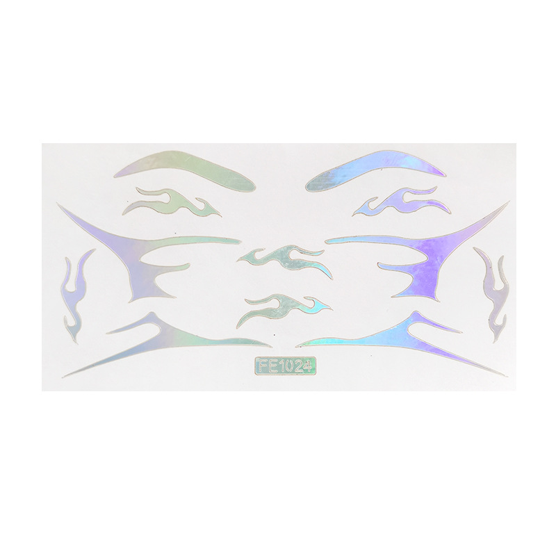 Picture of Spot Eyeliner Stickers for Lazy European and American Eye Makeup Stickers Laser Cut Out Template Makeup Painted Tattoo Stickers