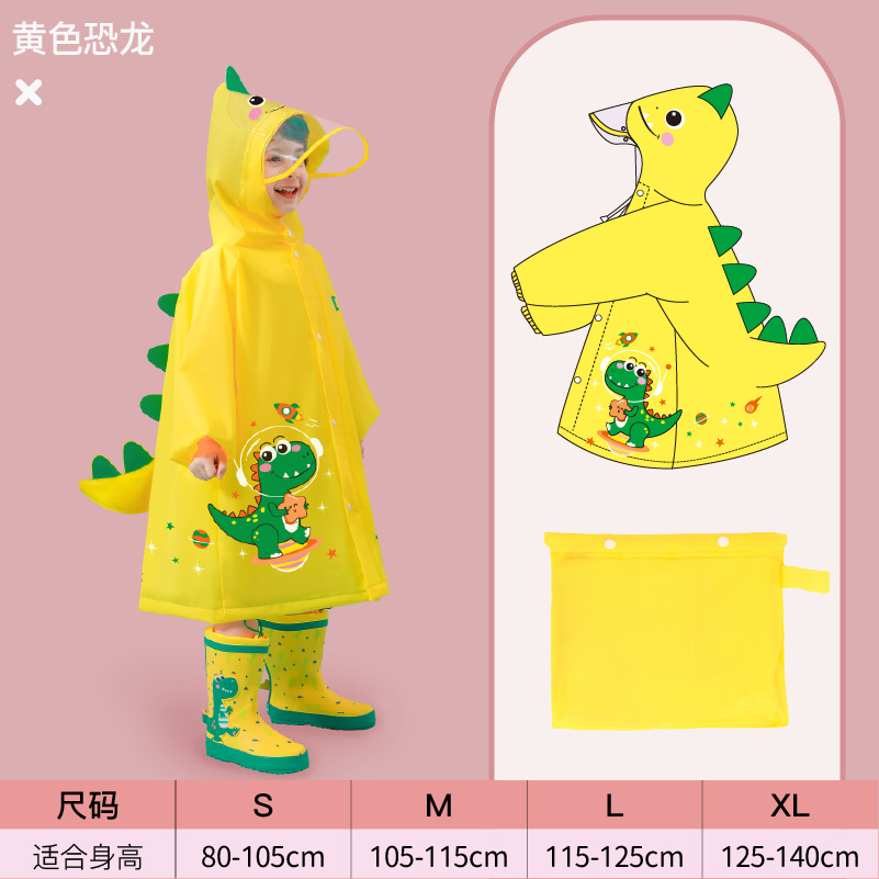 Picture of Children's Raincoat Girls Boys Baby Raincoat Girls Rainproof Clothing Kindergarten Poncho 5 Kidsren 4 Years Old