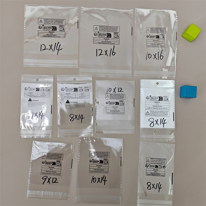 General merchandise anti-suffocation French environmental protection standard TEMU Spanish label environmental protection opp packaging bag HISYIN PP5