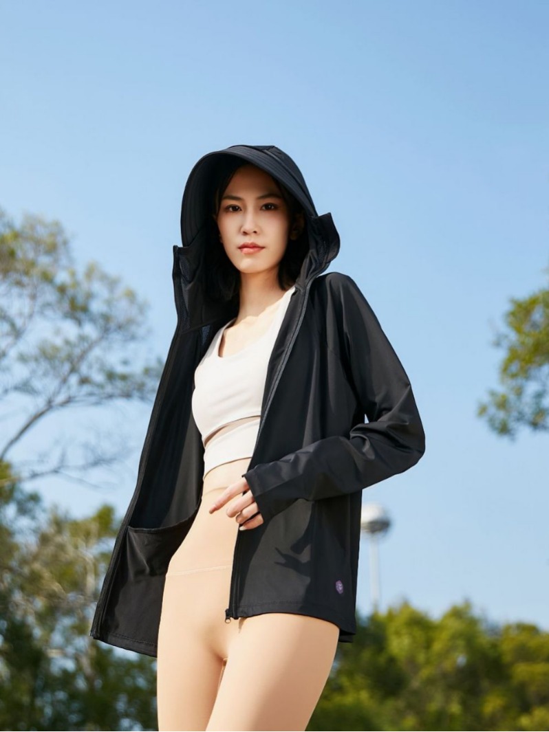 Original Yarn Ice Silk Sun Protection Clothing Women's Sun Protection Clothing Men's Breathable Detachable Big Hat Brim Travel Camping UV Protection Jacket
