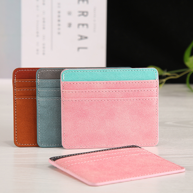 Picture of Cross-Border Carefully Selected Thin Card Holder Men's Small Card Holder Multi-Purpose Student Card Holder Credit Card Holder Bank Portable