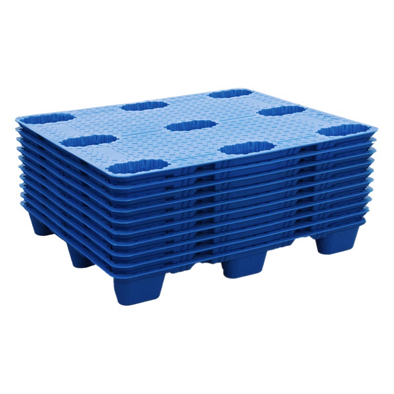 Plastic pallet manufacturer nine-leg blow molding forklift logistics double-sided card board warehouse plastic floor mat carriage wholesale