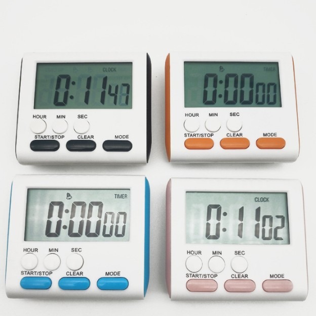 Picture of New mute multi-function timer student time manager kitchen bedroom timing reminder clock alarm clock