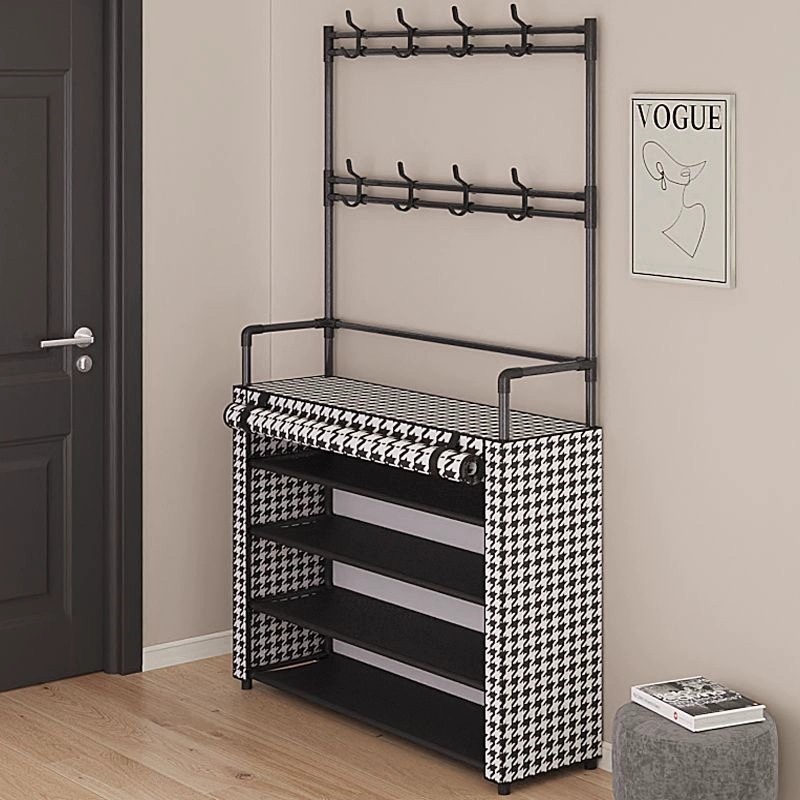 Combination Shoe Rack Simple Cloth Shoe Cabinet Multi-Layer Storage Cabinet Dormitory Student Dustproof Shoe and Hat Storage Rack Coat Rack
