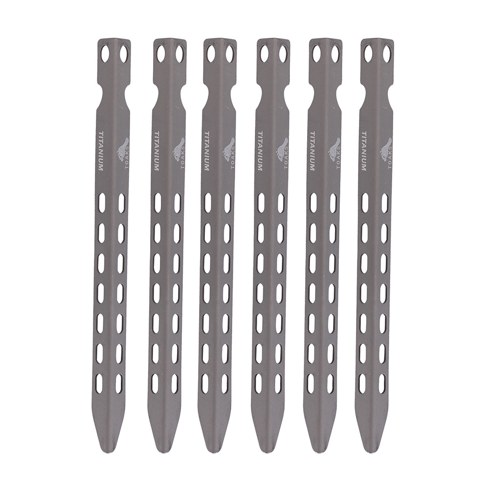 Thousand Oaks TOAKS Titanium Alloy Mitsubishi Nails Ultra Light Tent Nails Sand and Stone Nails Titanium Nails 165mm