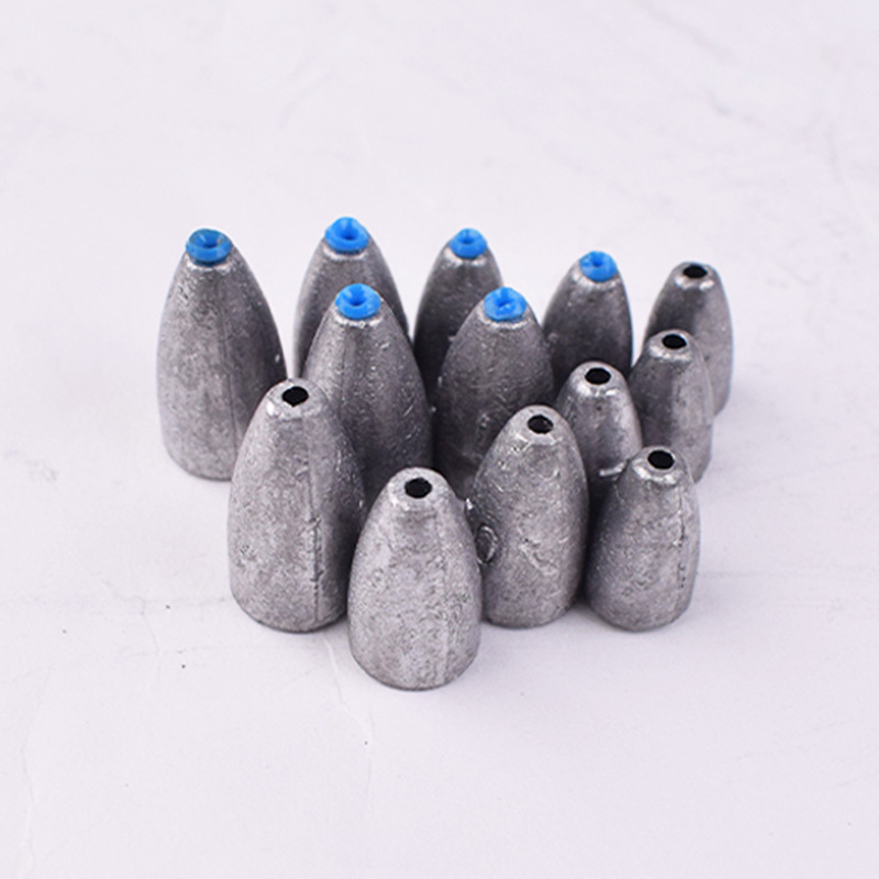 Picture of Bullet Lead for Lure Fishing, Inverted Fishing Lead, Long-Distance Casting Sea Rod, Plastic Core Lead for Lure Fishing, Quick Lead for Texas Rig Bullet Lead