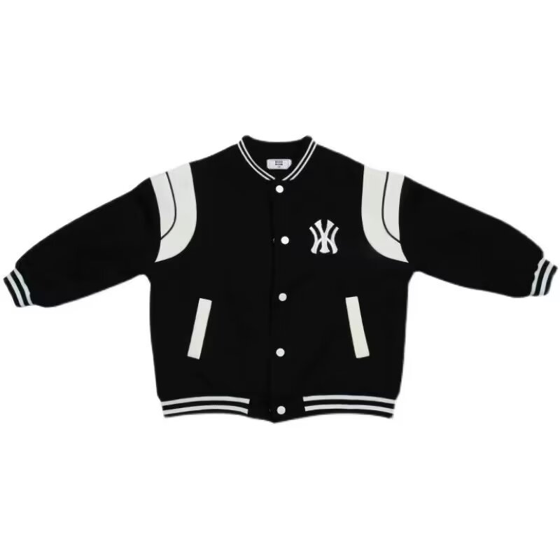 Picture of Children's Coat Boy's Baseball Suit Coat Autumn and Winter New 2024 Children's Middle and Big Children's Fashionable Brand Sports Jacket