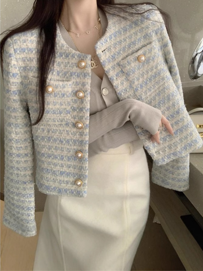 2024 New Fashion All-match Chanel Style Coat Women's Autumn New French Design Niche Loose Short Style