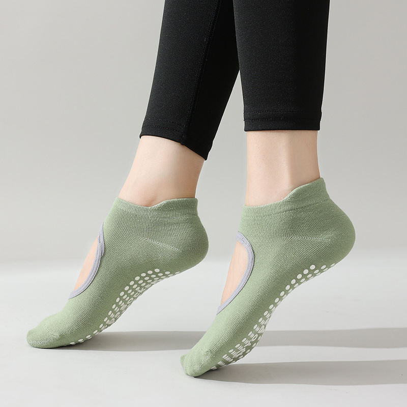 Picture of Yoga socks women's professional non-slip socks indoor floor socks Sports Fitness Pilates socks silicone particle non-slip