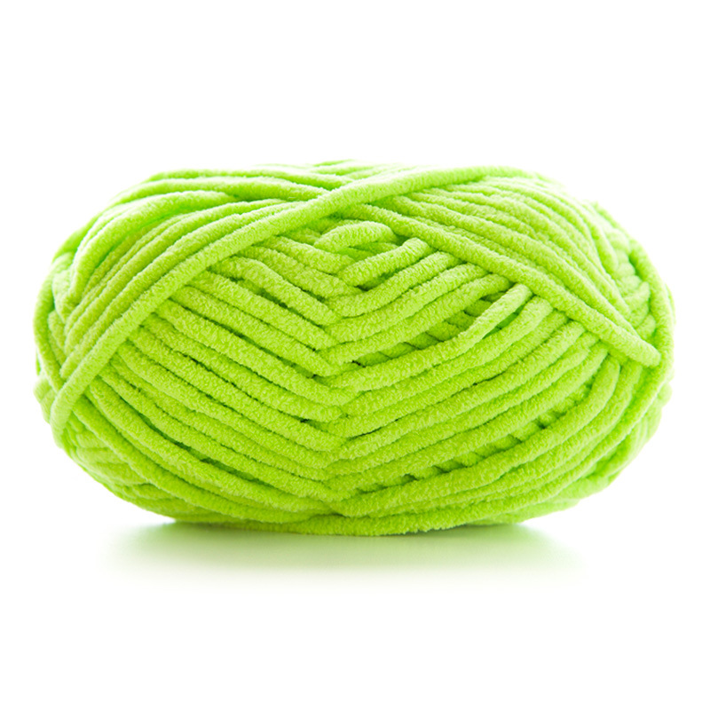 Picture of Gart Snowball Xiaomeng Handmade Diy Woven Chenille Wool Thick Ice Line Crochet Scarf Doll Baby Line