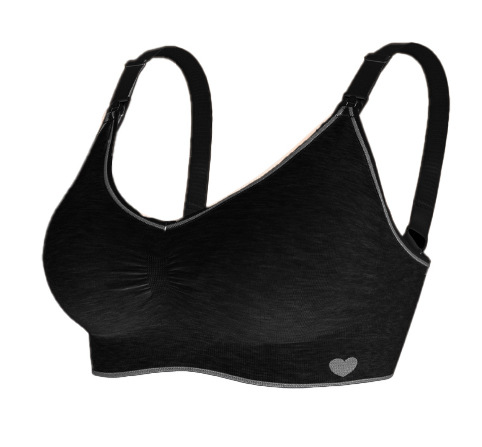 Picture of Modal Seamless Nursing Bra New Black Breathable Maternity Bra Elastic Large Sleep Bra Foreign Trade Cross-Border