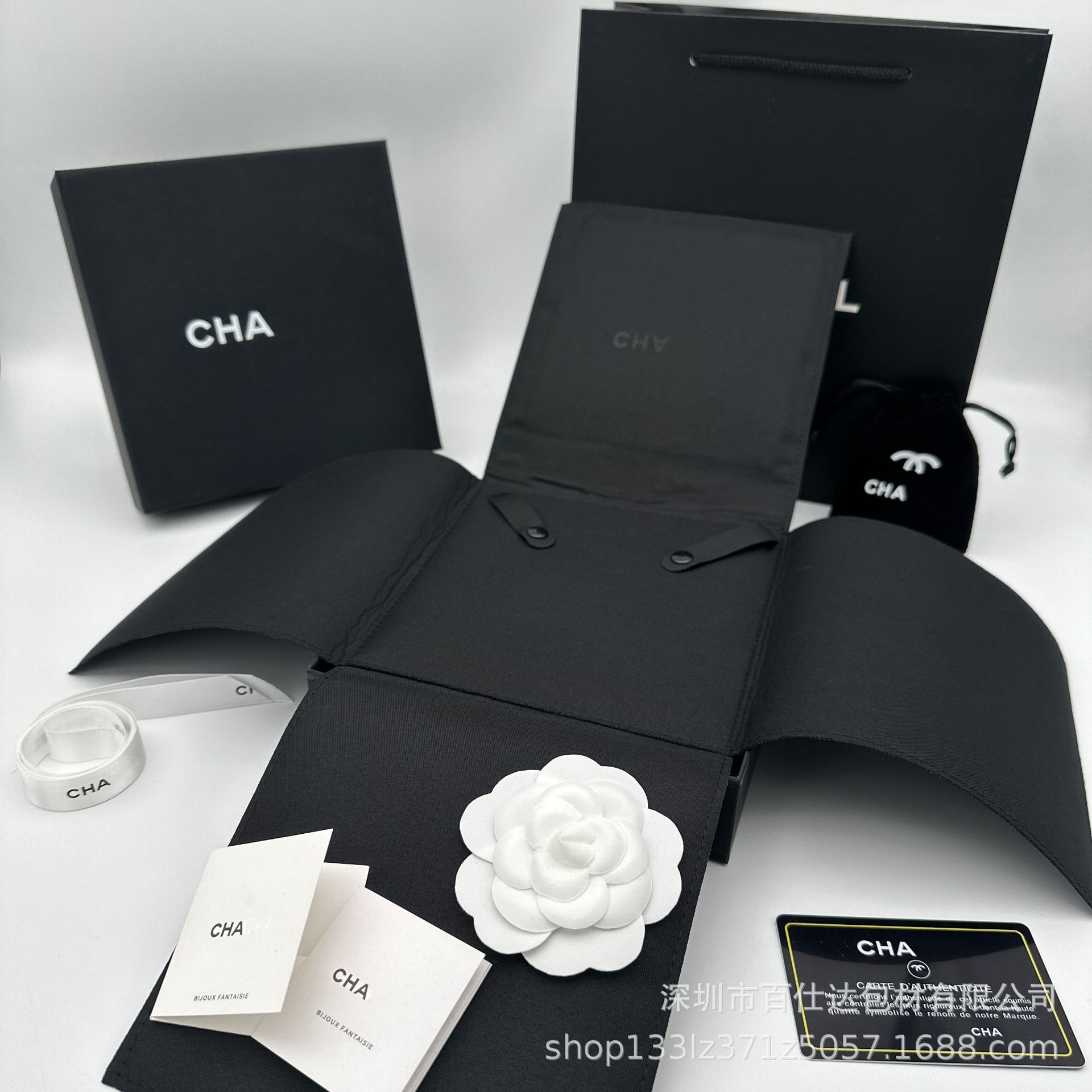 Chane-l New Jewelry Box Xiaoxiang Series Chennai‍Er original necklace ring brooch bracelet box pair version