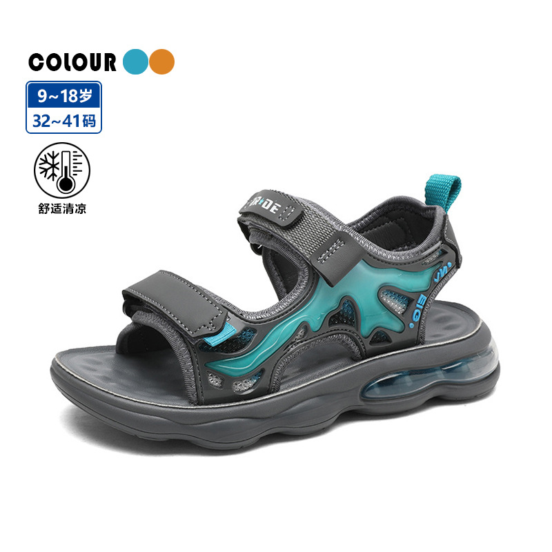 Japanese and Korean children's shoes boy's sandals summer 2025 new children's non-slip beach shoes wholesale Zhongda children's shoes wholesale