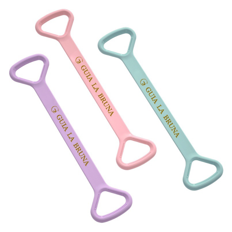 8-character tension device women's open back practice shoulder thin back home yoga elastic belt back silicone thick elastic rope