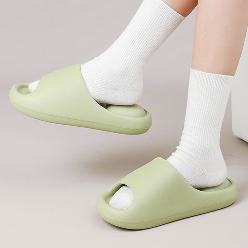 Antibacterial Air Cushion EVA Soft Bottom Thick Bottom Non-slip Slippers Couple Home Indoor and Outdoor Wear Bath Outdoor Non-slip Sandals