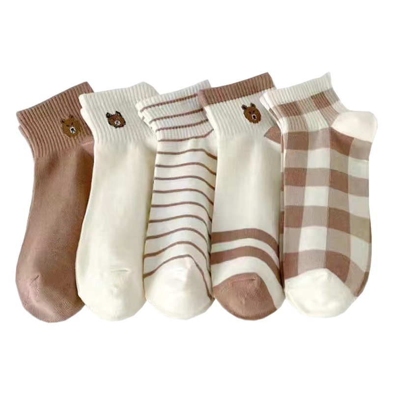 Socks women's short socks cotton socks deodorant non-slip with women's short tube socks spring and summer thin shallow boat Socks wholesale