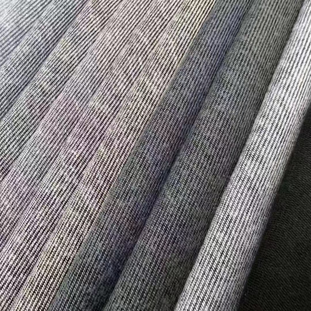 Imitation Tencel Water-free Fabric 10 Non-elastic Denim Scratch Hair Spring and Summer Jeans Skirt Denim Shirt Fabric