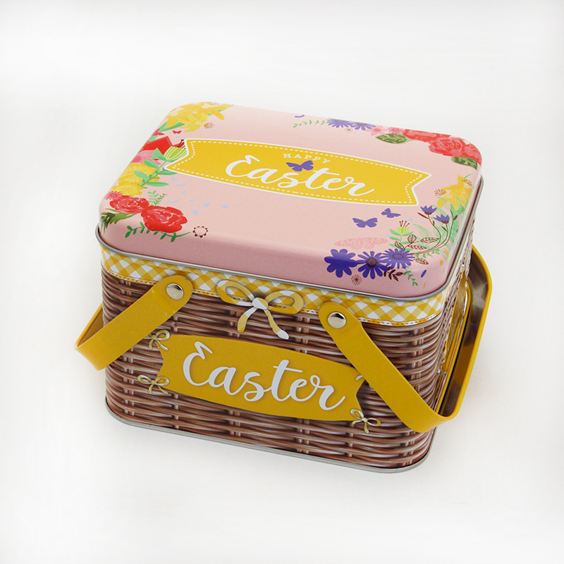 Picture of High-End Gift Jar Mid-Autumn Festival Suitcase Candy Cookie Tin Box Biscuit Box Mooncake Box Square Large Mid-Autumn Festival Gift Box