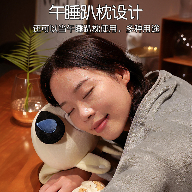 Picture of Blanket Nap Blanket Office Flannel Air Conditioning Blanket Nap Shawl Spring and Summer Cartoon Sofa Cover Blanket Small Blanket
