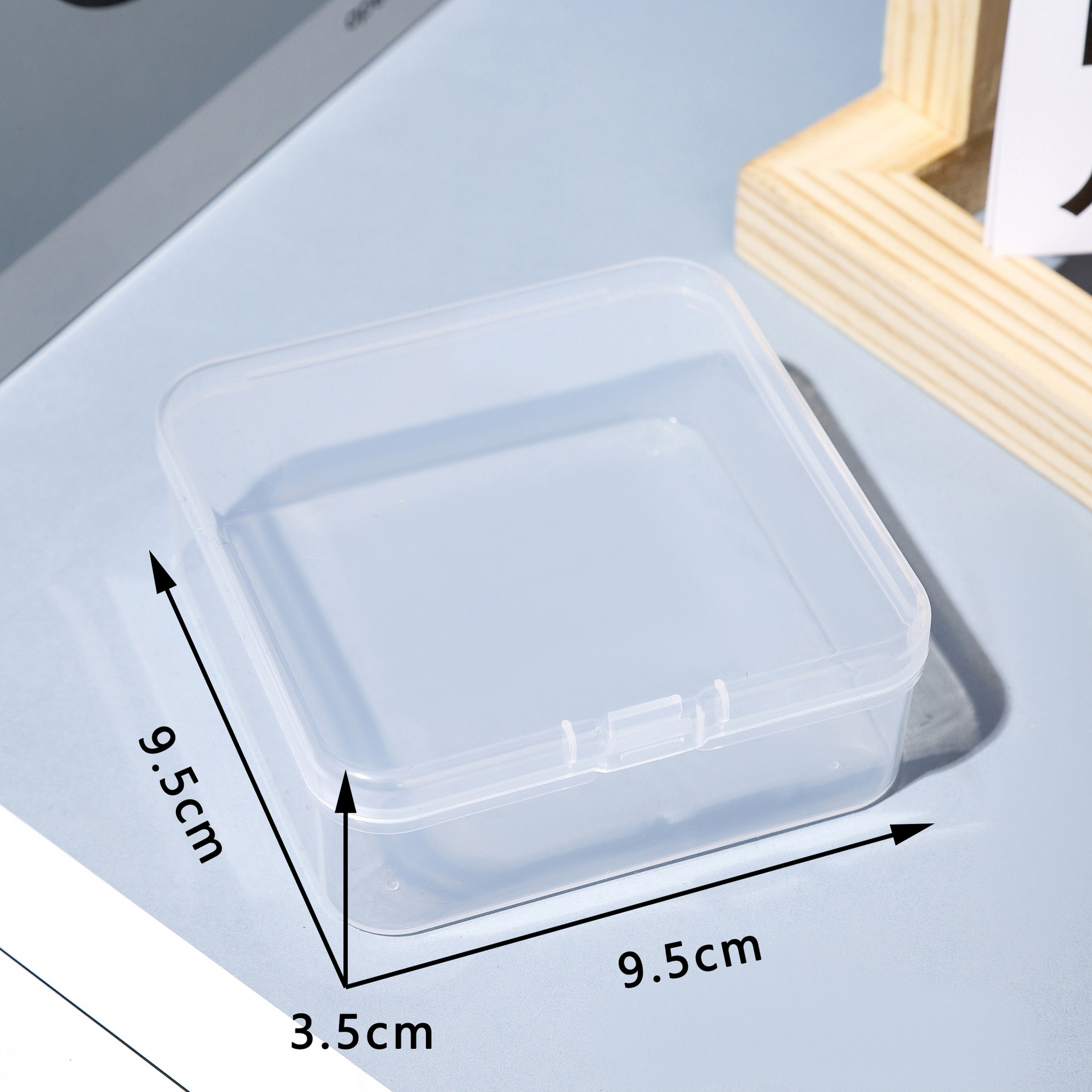 9.5 Square Box Tool Parts Box Small Screw Accessories Classification Storage Box Electronic Components Plastic Packing Box
