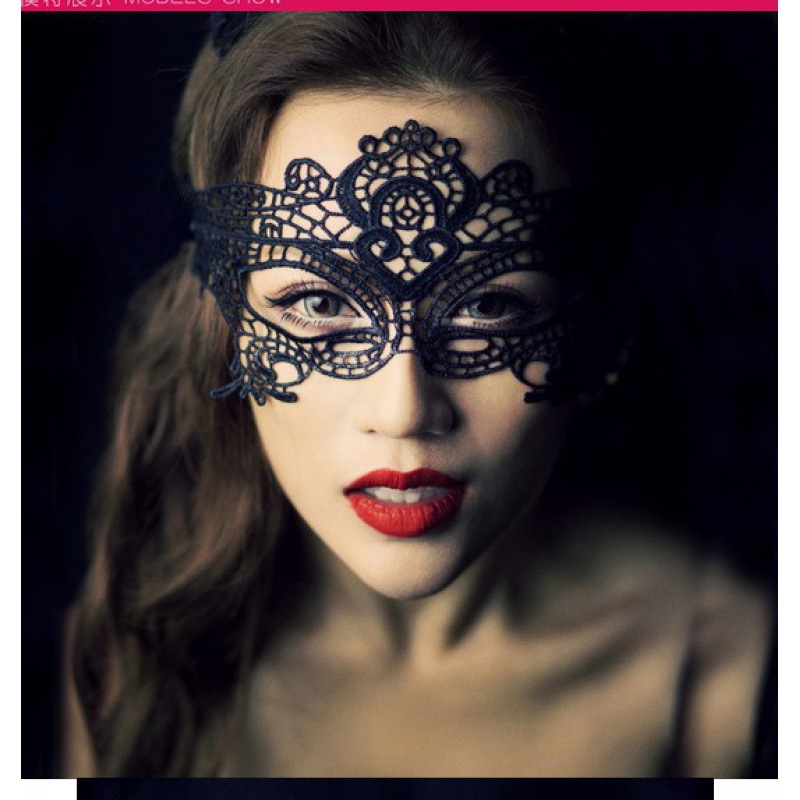 Sexy Eye Mask Female Nightclub Queen Sexy Accessories Stereo Lace Hollow Eye Mask Uniform Catwoman